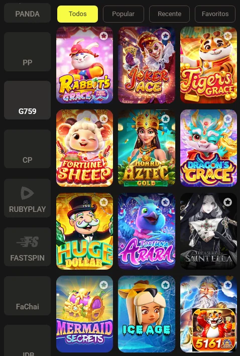 Acesso móvel ao cassino online 5161.com